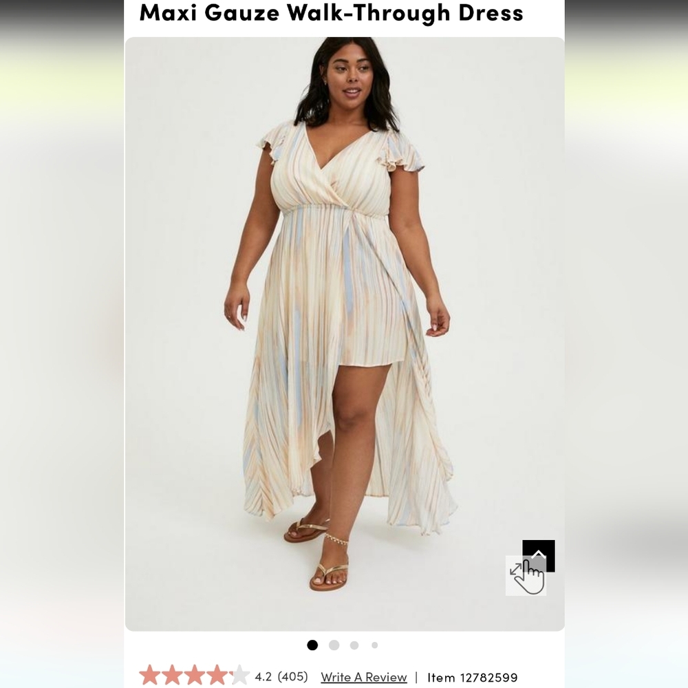 NWOT Torrid Size 1 Walk Through Romper